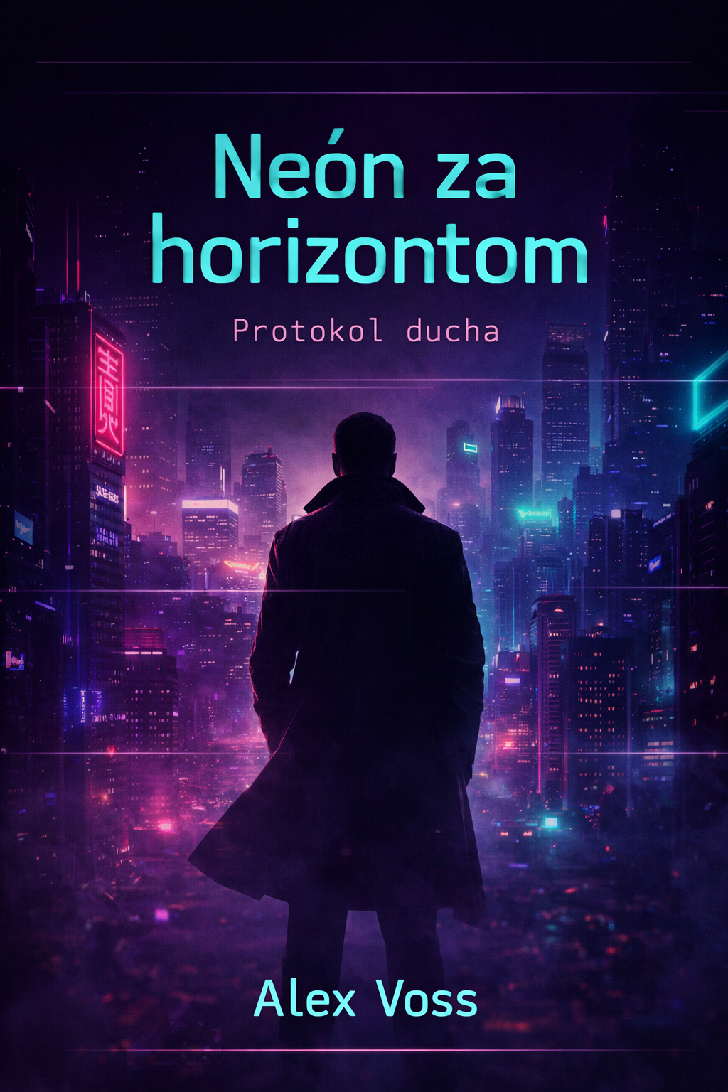 Neón za horizontom — obálka knihy
